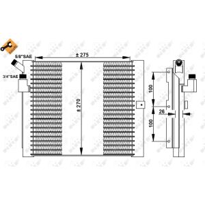 Condensador, aire acondicionado EASY FIT NRF 35037