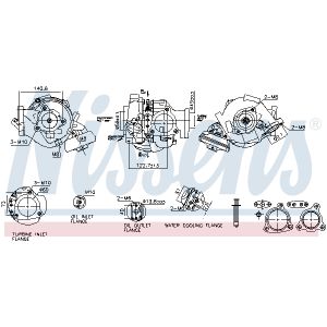 Turbocompressor NISSENS 93680