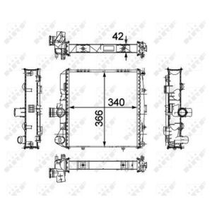 Raffreddatore motore NRF 58486