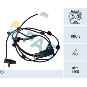 Sensor de velocidad, ABS FAE 78732