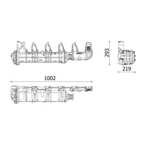 Arrefecedor de gases de escape MAHLE CE 51 000P