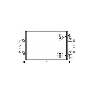 Condenseur, climatisation AVA COOLING RTA5406 AVA