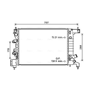 Motorkühler AVA COOLING CTA2047