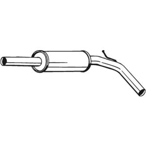 Mittelschalldämpfer BOSAL 227-469