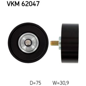 Polia guia, correia trapezoidal SKF VKM 62047