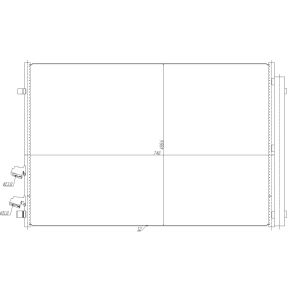 Condenseur, climatisation EASY FIT NRF 350477