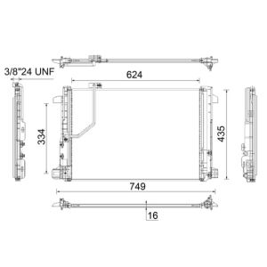 A/C-kondensor MAHLE AC 786 000P