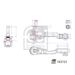 Extremidade da barra de direção FEBI BILSTEIN 183723