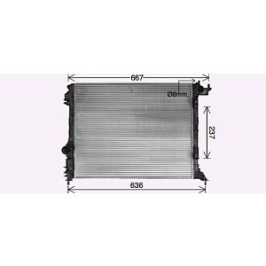 Arrefecedor do motor AVA COOLING RT2645