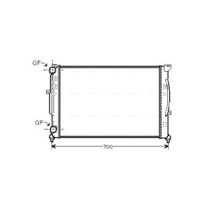 Arrefecedor do motor AVA COOLING AI2189