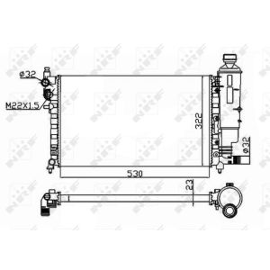 Kühler, Motorkühlung NRF 50471