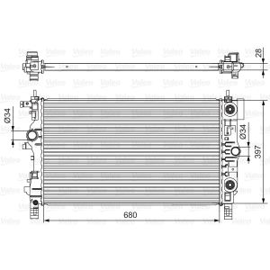 Kühler, Motorkühlung VALEO 701541