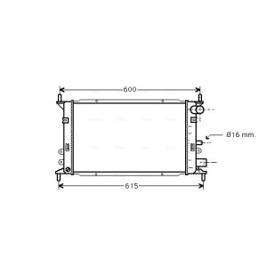 Arrefecedor do motor AVA COOLING FD2148