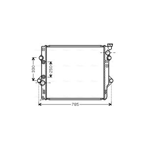 Arrefecedor do motor AVA COOLING TO2367