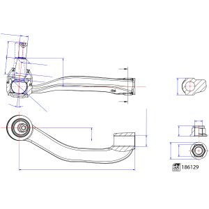 Raidetangon pää FEBI BILSTEIN 186129