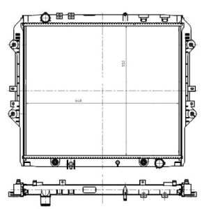 Kühler, Motorkühlung NRF 550032