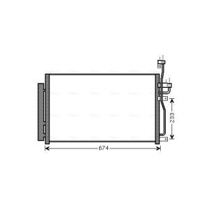 Condenseur (climatisation) AVA COOLING OL5433D