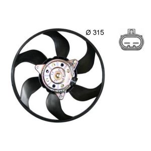 Ventilateur, refroidissement du moteur MAHLE CFF 382 000S