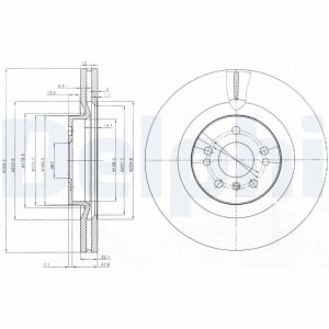 Bremsscheibe DELPHI BG9013