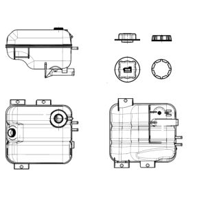 Ausgleichsbehälter, Kühlmittel EASY FIT NRF 455044