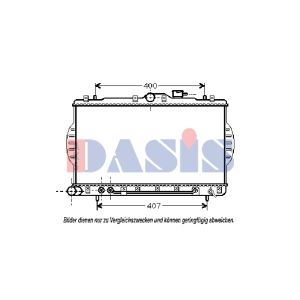 Arrefecedor do motor AKS DASIS 560004N