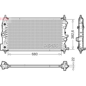 Radiador de motor DENSO DRM15008