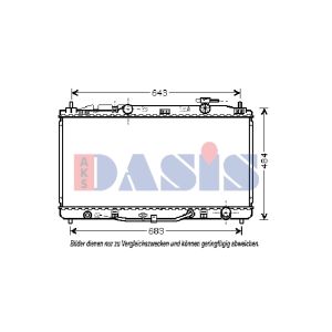 Motorkühler AKS DASIS 210206N