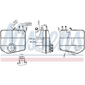 Depósito de compensación, refrigerante NISSENS 996143