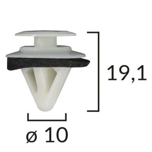 Fixation de moulure ROMIX ROM B23162