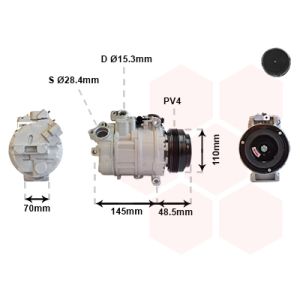 Compressor, ar condicionado VAN WEZEL 0600K309