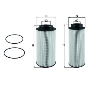 Kraftstofffilter MAHLE KX439KIT