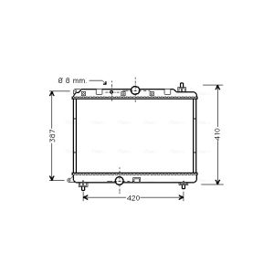 Motorkühler AVA COOLING AU2121