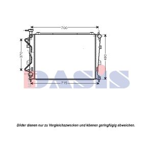 Motorkühler AKS DASIS 510097N