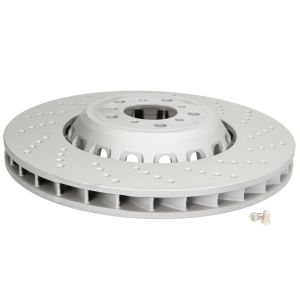 Disco de freno ATE 24.0136-0125.2 vorne, ventilado , altamente carbonizado, 1 Pieza