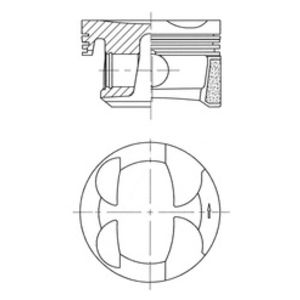 Mäntä KOLBENSCHMIDT 41705600