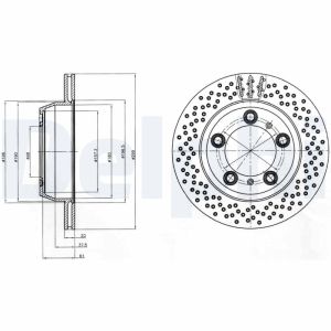Disque de frein DELPHI BG4302C