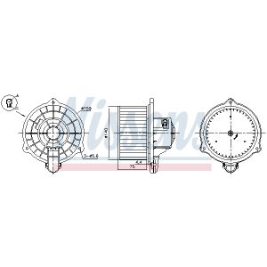 Binnenventilator NISSENS 87389