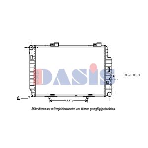 Raffreddatore motore AKS DASIS 122040N