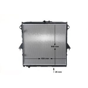 Arrefecedor do motor MAHLE CR 2234 000S
