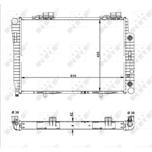 Jäähdytin, moottorin jäähdytys EASY FIT NRF 51281