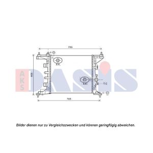 Motorkühler AKS DASIS 150111N