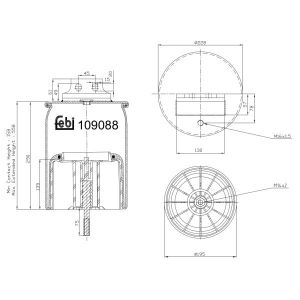 Federbalg, Luftfederung FEBI BILSTEIN 109088