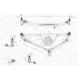 Wischergestänge MAGNETI MARELLI 085570726010