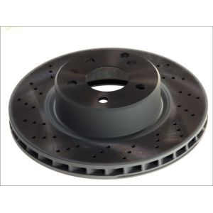 Disco de freno BREMBO 9812711 vorne, ventilado , altamente carbonizado, 1 Pieza