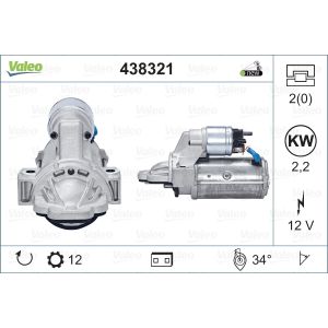 Starter VALEO ORIGINS NEW VALEO 438321