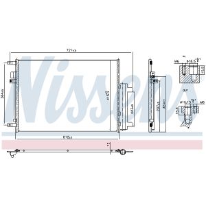 Condenseur (climatisation) NISSENS 940955