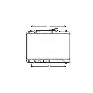 Arrefecedor do motor AVA COOLING SZ2034