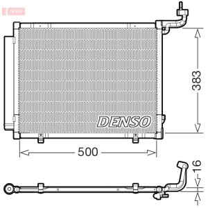 Kondensator, Klimaanlage DENSO DCN10057