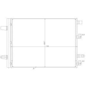 Condensatore, climatizzatore EASY FIT NRF 350465