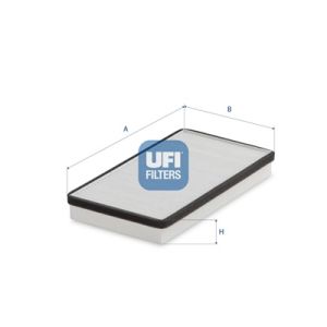 Innenraumluftfilter UFI 53.669.00